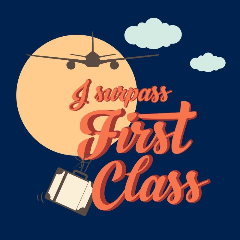 Ich übertreffe first class