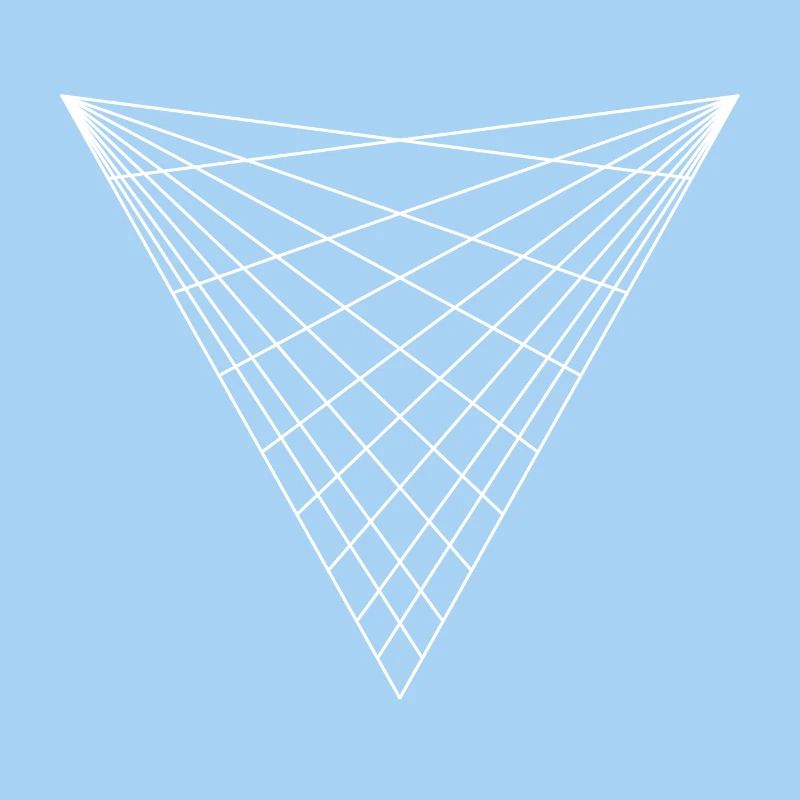 Sacred geometry / minimal hipster triangle symbol