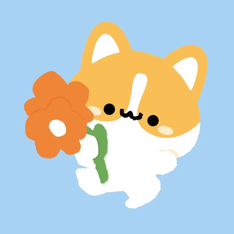 Romantischer Corgi
