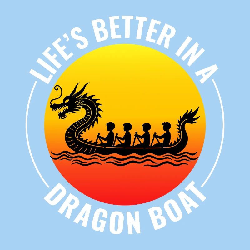 Drachenboot-Rennmannschaft