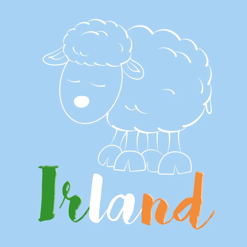 Irland Schaf (bunte Version)