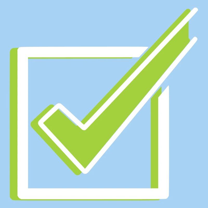 Häkchen Box Check 3D Outline