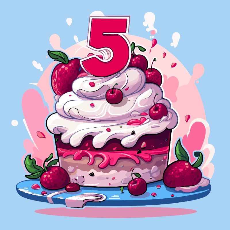 Gâteau 5 ans d’âge