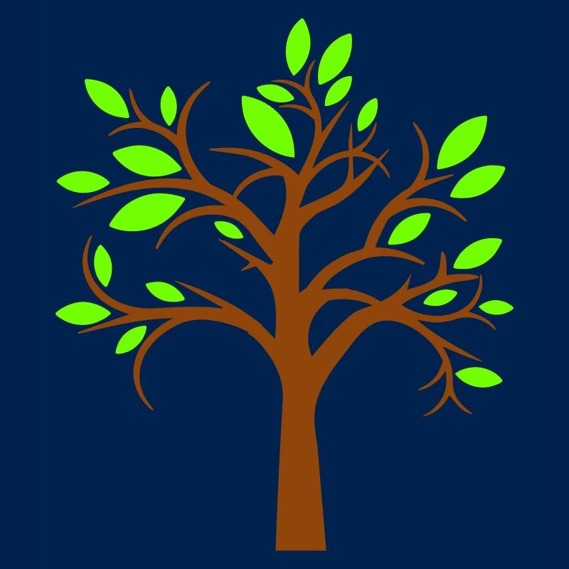 Tree Beautiful Leaves Nature Forest Tree Silhouette