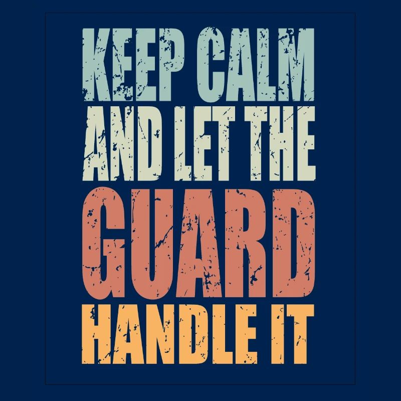 Keep Calm Security Guard Saying Security Guard Gift