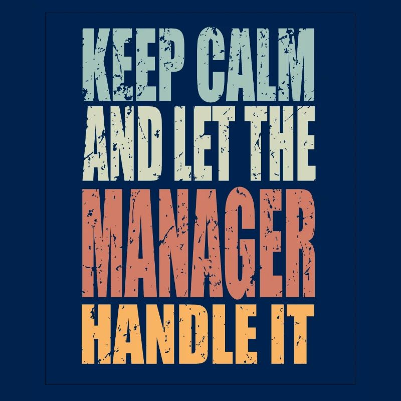 Keep Calm Manager Spruch Manager Geschenk