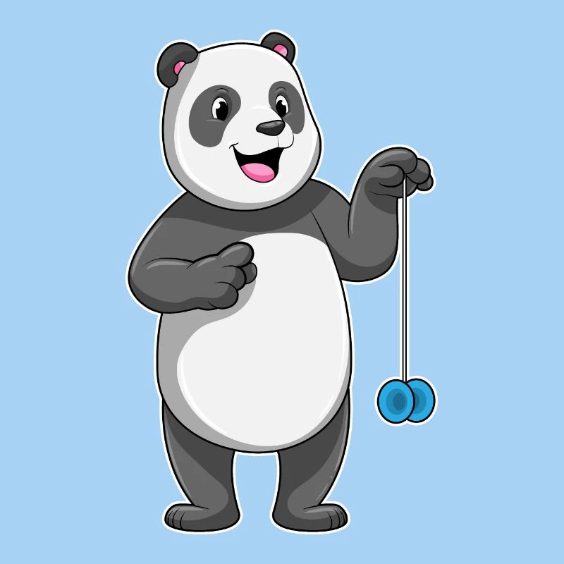 Panda mit Jojo