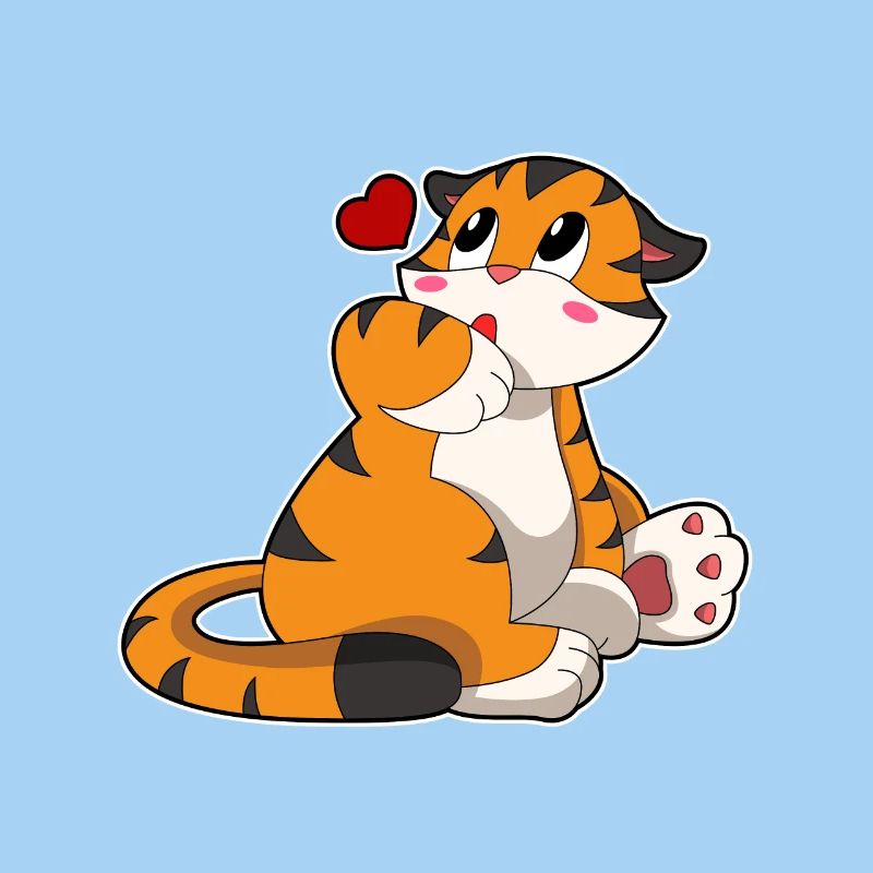 Tiger mit Herz