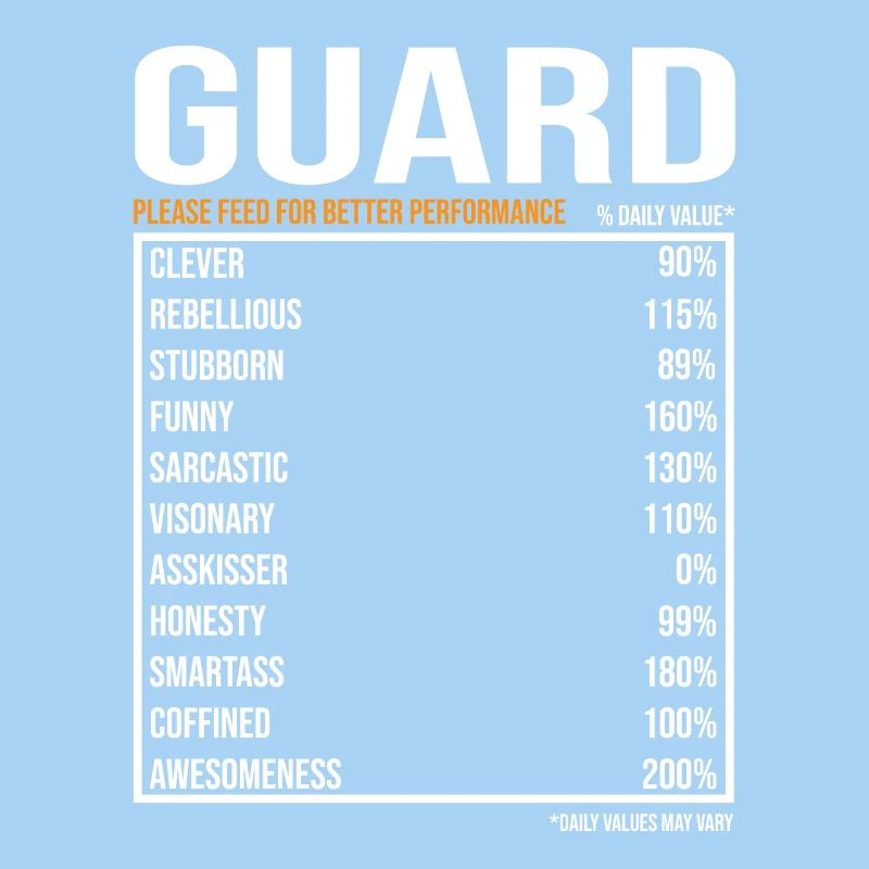 Wachmann Wächter Security Guard Geschenk