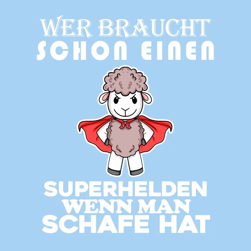 Schaf Superheld Hirte