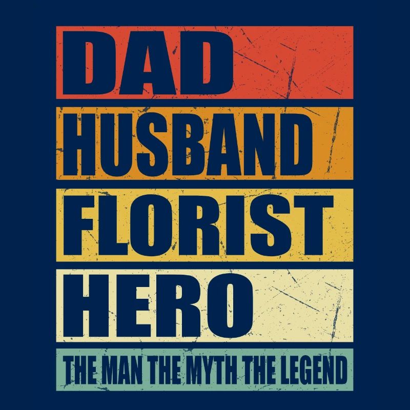 Vater Ehemann Florist Held