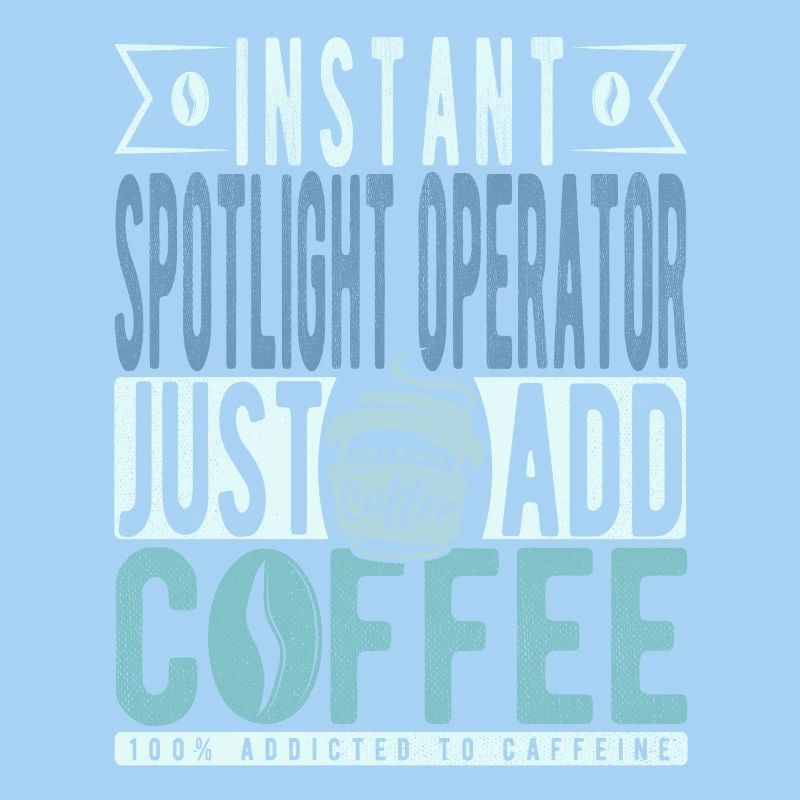 Spotlight -operator Kaffee Spruch