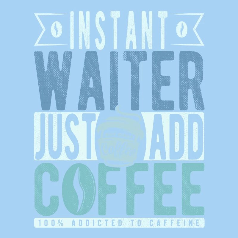 Café de serveur disant