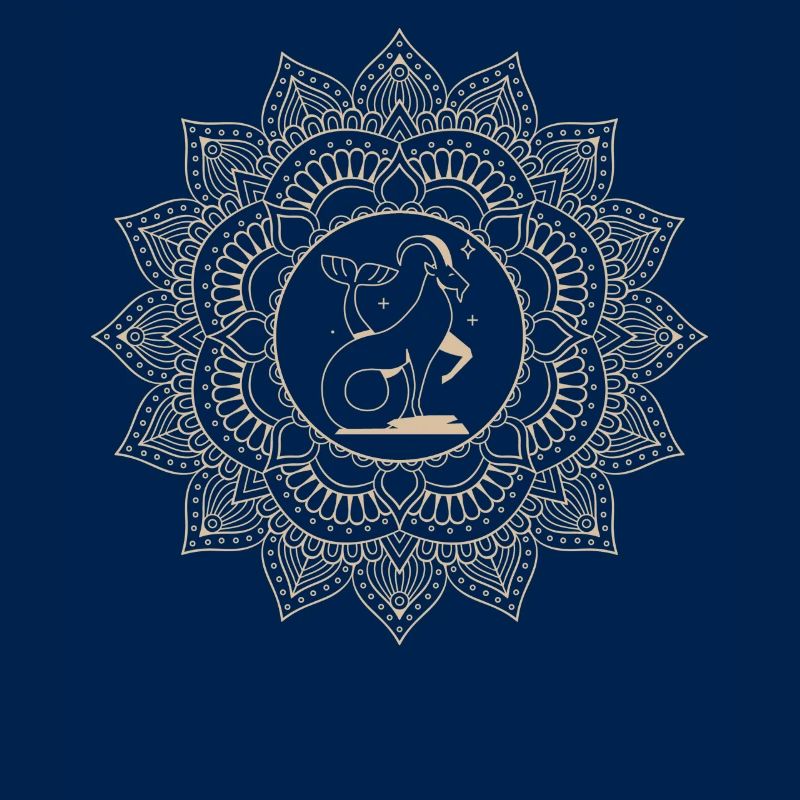 Steinbock sternzeichen Mandala