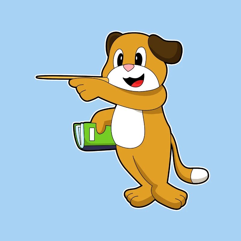 Dog Teacher Book Pointer