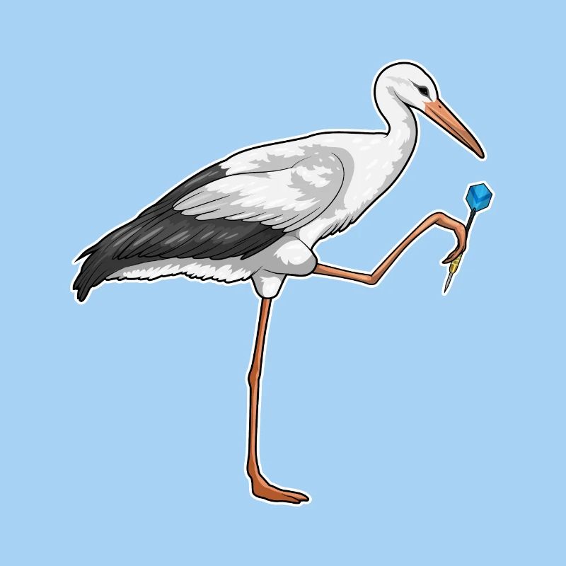 Storch Dart Dartpfeil