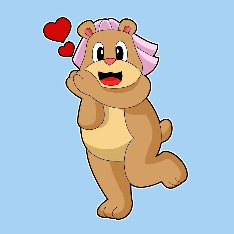 Bear Bride Veil Wedding