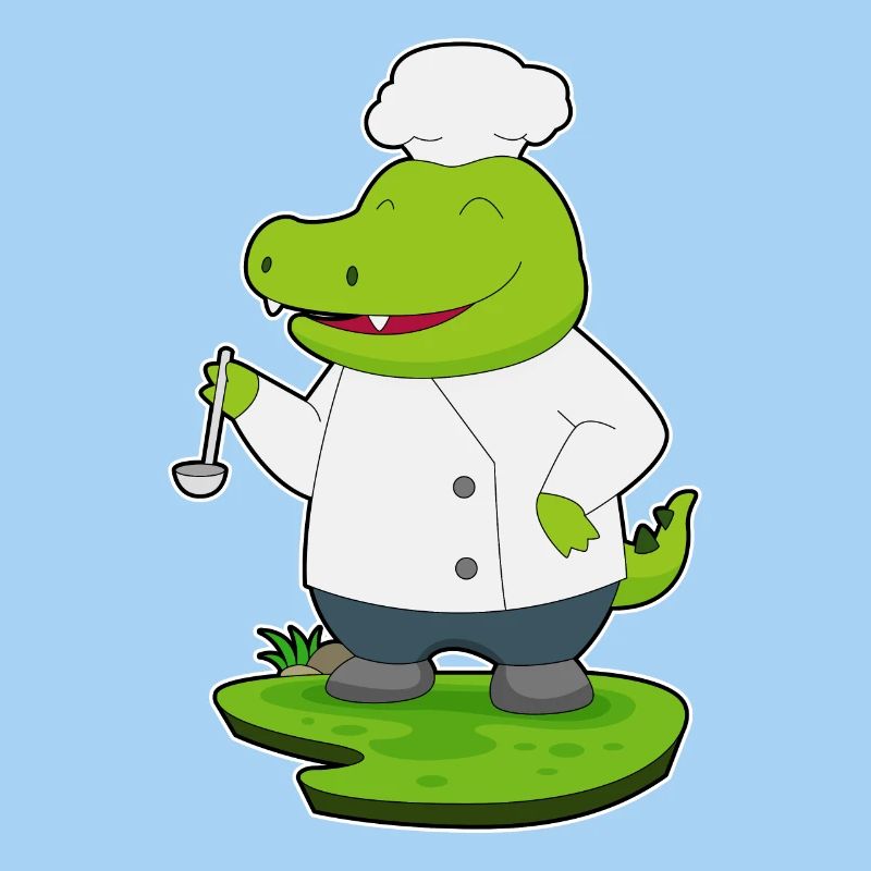 Crocodile Cooking Spoon