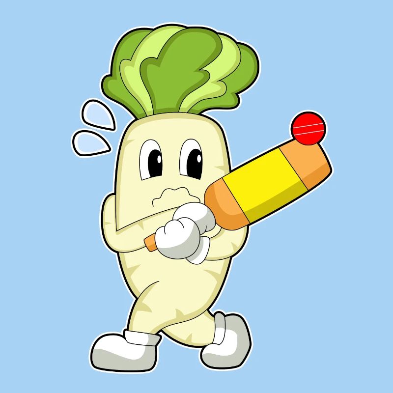 Radieschen Cricket Cricketschläger