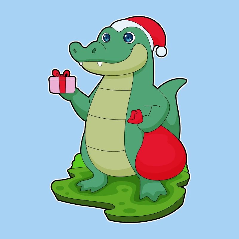 Crocodile Christmas Package