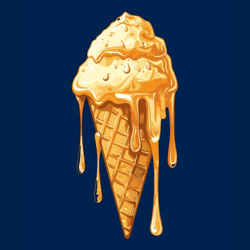 Verschmolzenes Eiscreme Wunder