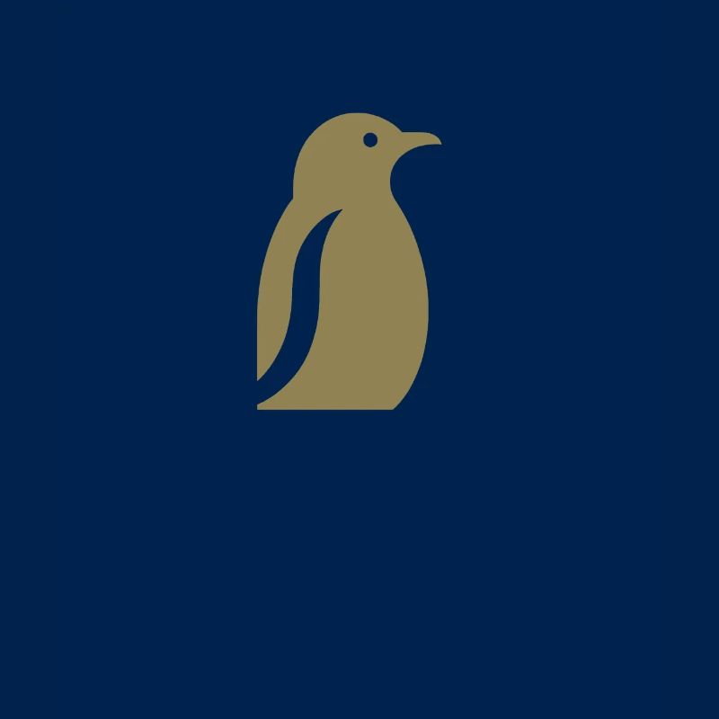 Pingouin Pôle Sud Silhouette Minimaliste
