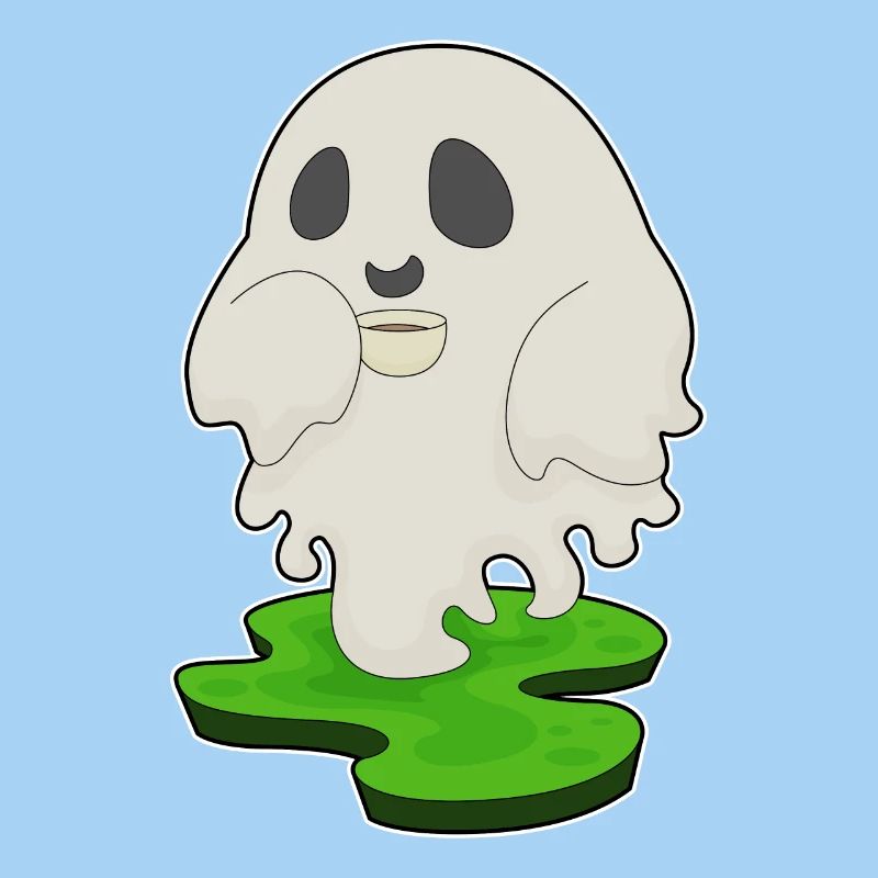 Geist Halloween Kaffee