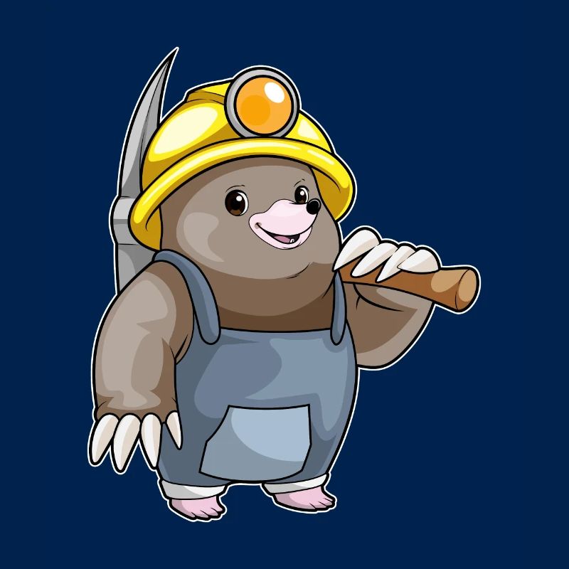 Mole Miner Pickaxe Mining
