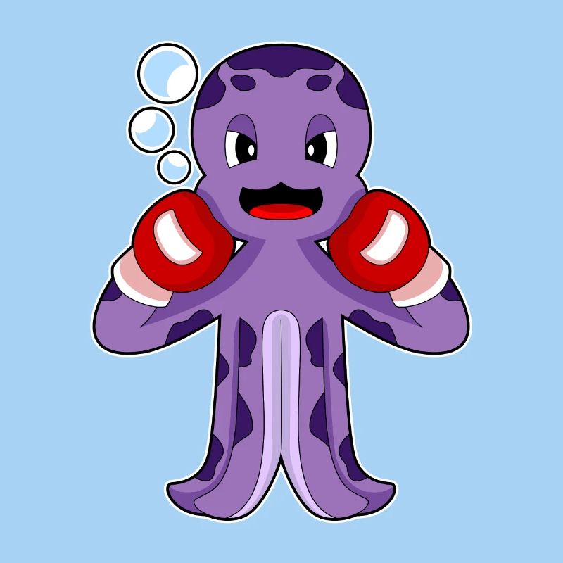 Octopus Boxer Boxing Gloves Boxing