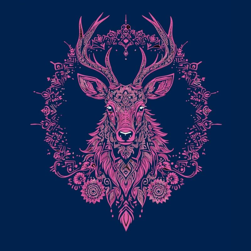 Mandala Deer Deer Mystical Madalas