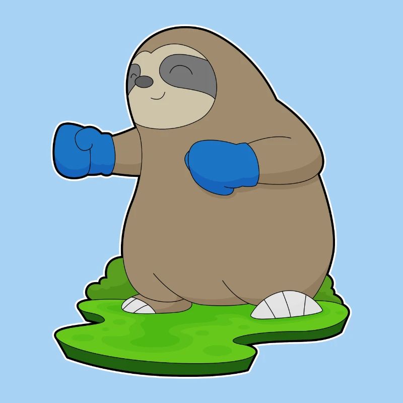 Sloth Boxer Gants de boxe Boxe