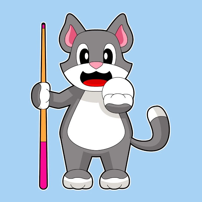 Katze Billiard Queue