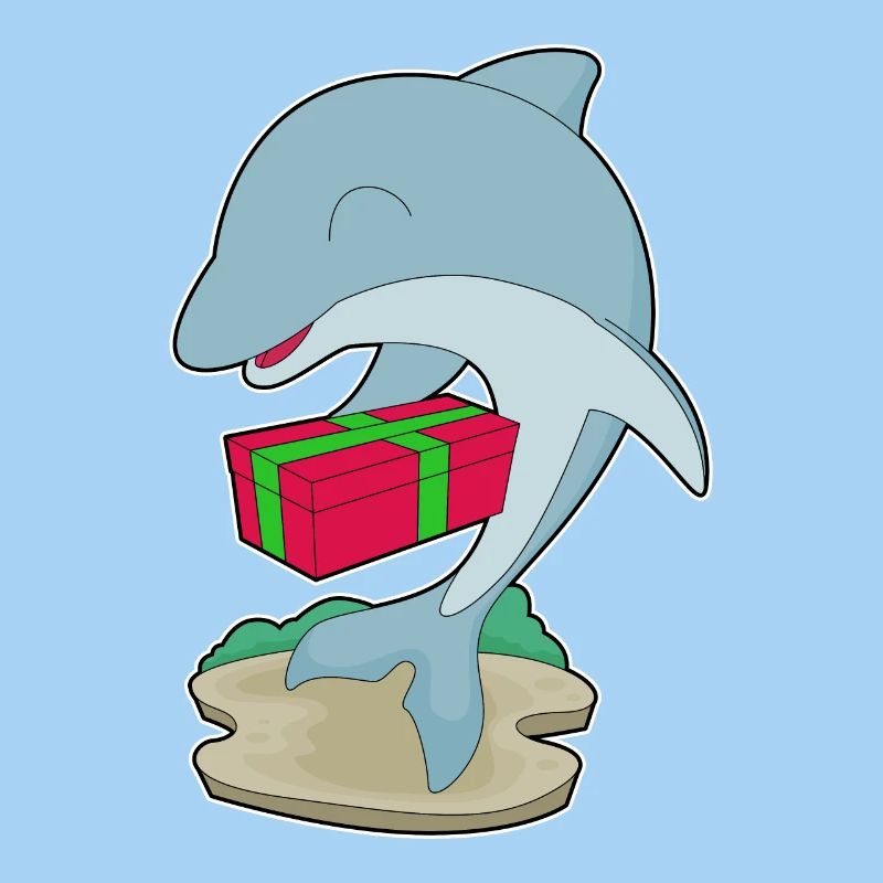 Dolphin Christmas Package