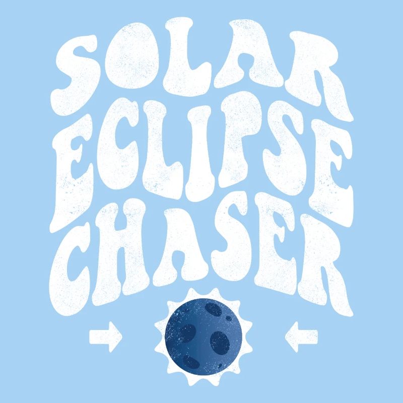 Solar eclipse chaser white