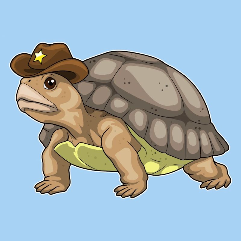 Chapeau de cowboy Turtle Sheriff