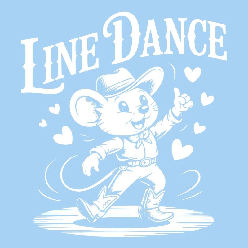 Line Dance Mouse Funny Mouse Dancing Line Dance