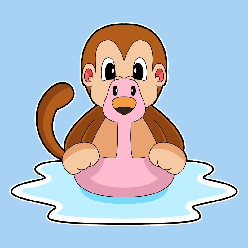 Affe Flamingo