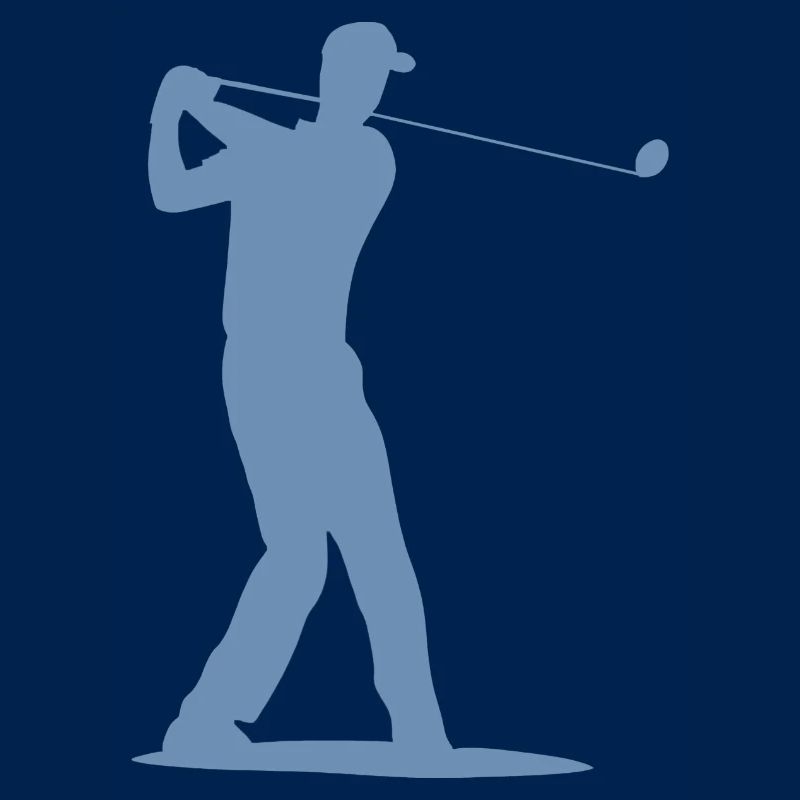 Golfer Silhouette - Tee Golf