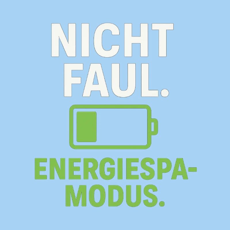 Not lazy, power saving mode