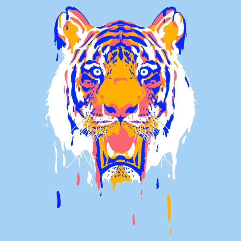 Tiger malen