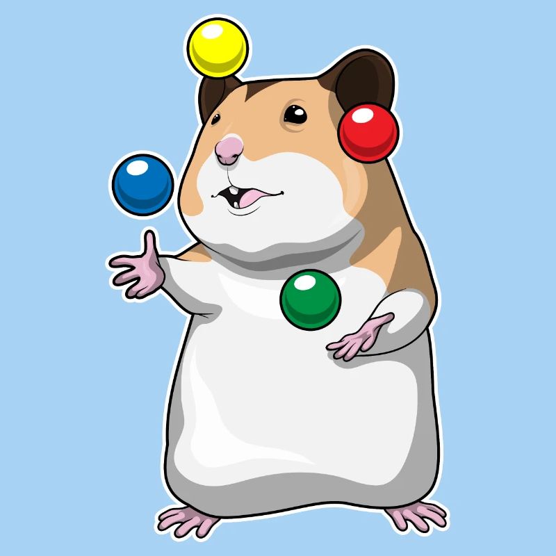 Jongleur hamster jongleur
