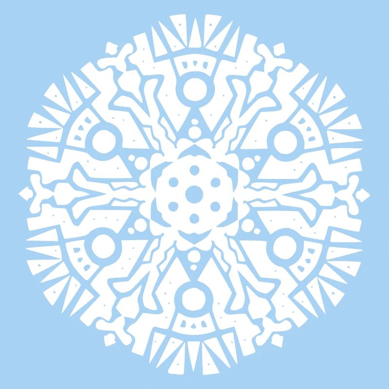 Modèle Mandala Maya