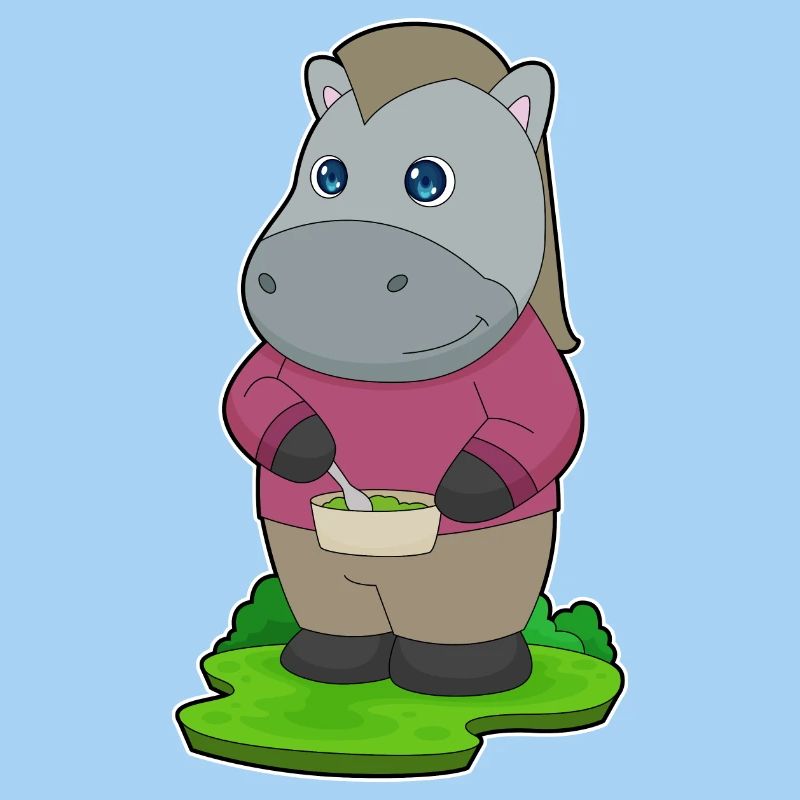 Pferd Essen Schüssel