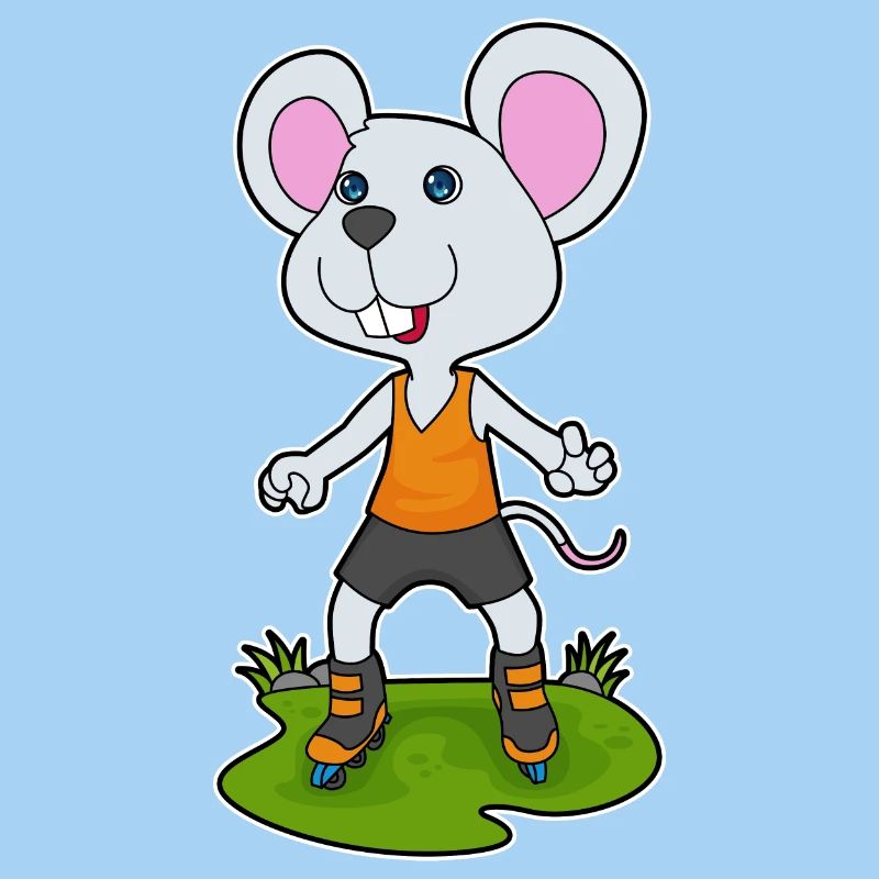 Mouse Inline Skating Roller Skates