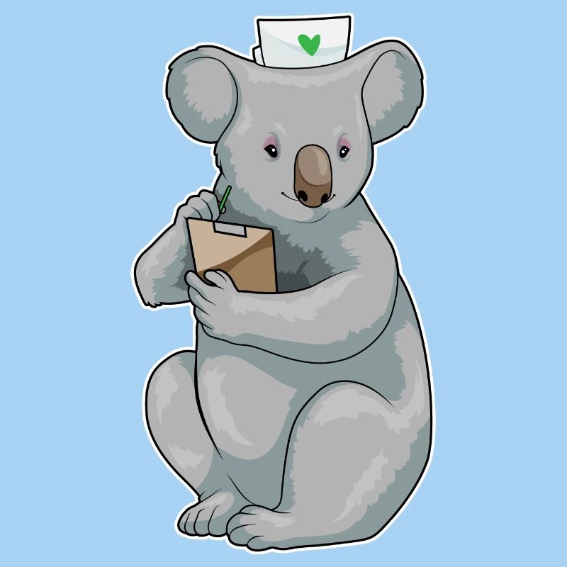 Bloc-notes Koala Nurse