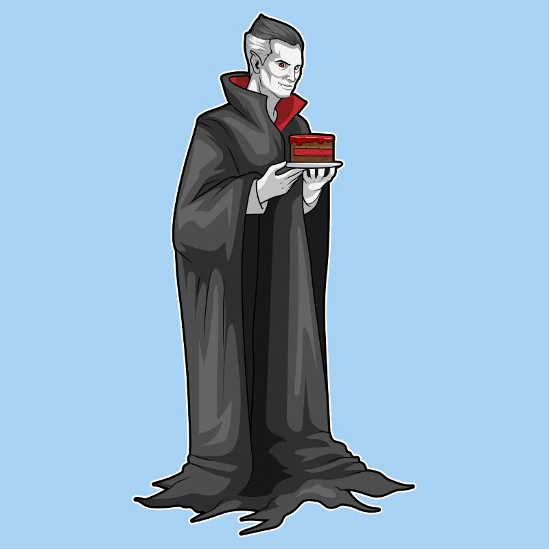 Vampir Halloween Kuchen