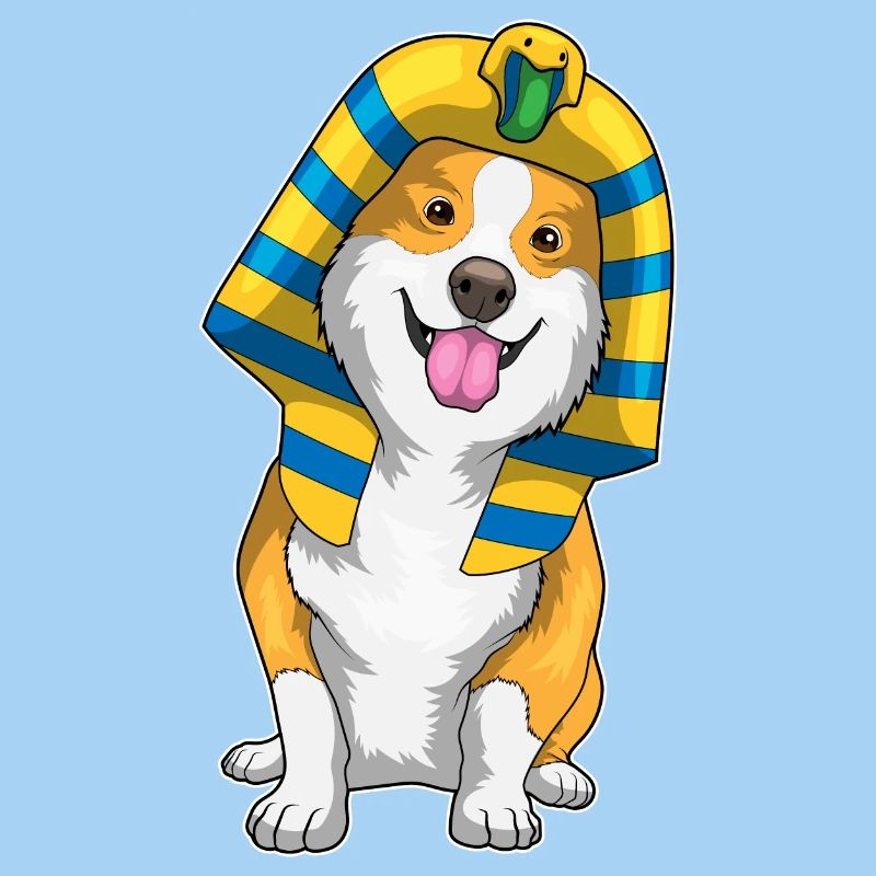 Corgi Halloween Pharaoh