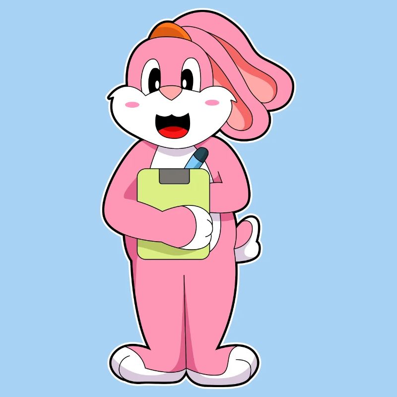 Rabbit Secretary Notepad