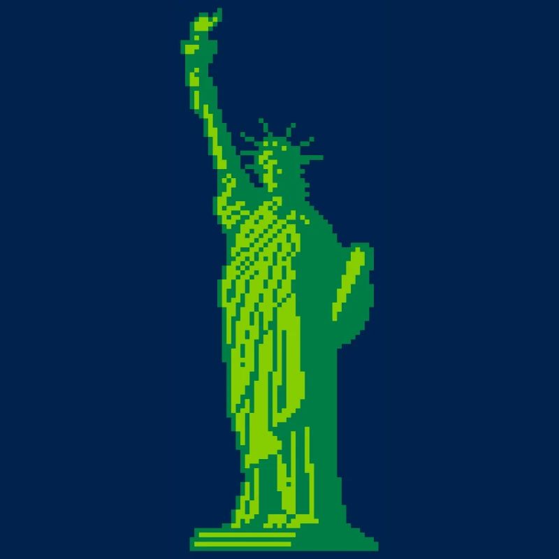 8bit Freiheitsstatue