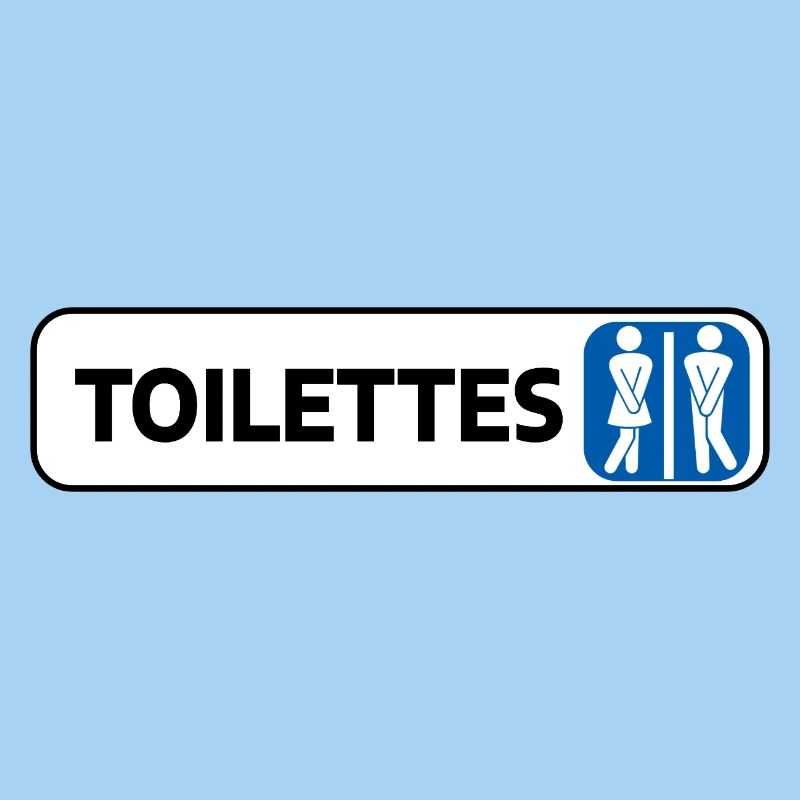 Männliches weibliches WC-Panel